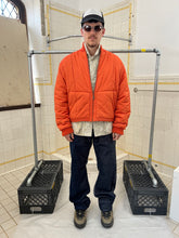 Load image into Gallery viewer, 1990s Armani Orange Quilted Bomber Jacket - Size XL