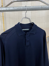 Load image into Gallery viewer, Late 1990s Mandarina Duck Navy Super Light Cotton Long Sleeve Polo - Size M