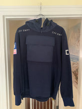 Load image into Gallery viewer, aw2015 Cav Empt Navy Fleece Hooded Pullover - Size L