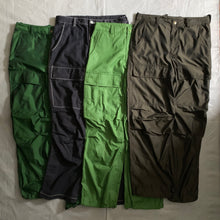 Load image into Gallery viewer, ss2007 Issey Miyake Slime Green Coated Nylon Tactical Pants - Size L