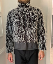 Load image into Gallery viewer, 1990s Dexter Wong Cropped Furry Monster Jacket - Size M