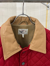 Load image into Gallery viewer, 1990s Armani Quilted Nylon Red Trucker Jacket - Size L