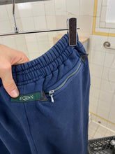 Load image into Gallery viewer, 1990s Vintage Destroy Navy Two-Tone Nylon Cotton Sweatpants - Size L