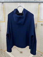 Load image into Gallery viewer, Late 1990s Mandarina Duck Navy Wide &amp; Crop Jersey Hoodie - Size L