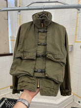 Load image into Gallery viewer, 1980s Marithe Francois Girbaud x Complements Dark Khaki Cargo Jacket with Front Buckle Closures - Size M