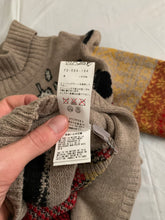 Load image into Gallery viewer, 2010s Yohji Yamamoto x Cyborg 009 Intarsia Turtleneck - Size M