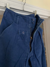 Load image into Gallery viewer, 1980s Katharine Hamnett High Waist &amp; Tapered Military Trousers - Size M