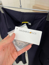 Load image into Gallery viewer, 2000s Mandarina Duck Navy 'Cocoon' Aeropants with Egg Cell Cargo Pockets - Size OS