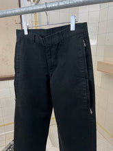 Load image into Gallery viewer, 2000s Mandarina Duck Faded Black Double Stacked Side Seam Pocket Trousers - Size M