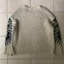 Load image into Gallery viewer, aw1996 Yohji Yamamoto Eagle Sleeve Intarsia Knit - Size M