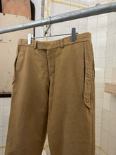 Load image into Gallery viewer, 1990s Joe Casely Hayford Cotton Twill Work Trousers with Zipper Detailing - Size M