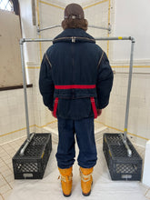 Load image into Gallery viewer, aw1993 Armani Denim Life Preserver Jacket with Removable Sleeves and Packable Hood - Size M