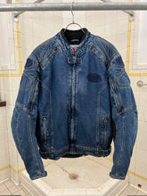 Load image into Gallery viewer, Vintage Padded Denim Moto Jacket - Size M