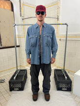 Load image into Gallery viewer, 1980s Katharine Hamnett Light Wash Denim Cargo Shirt - Size L