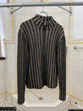 Load image into Gallery viewer, 2000s Samsonite 'Travel Wear' Wool Zip Striped Sweater - Size M