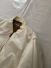 Load image into Gallery viewer, 1990s Armani Oversized White Nylon Bomber Jacket - Size OS