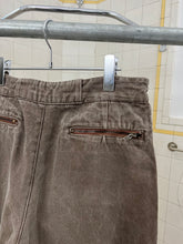 Load image into Gallery viewer, 1980s Armani Padded Knee Moto Pants with Hidden Side-Zip Pockets - Size M