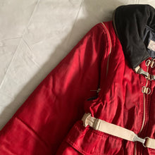 Load image into Gallery viewer, 1990s Armani Red Modular Bondage Jacket - Size L