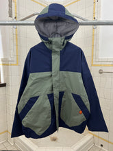 Load image into Gallery viewer, 1990s Mickey Brazil Colorblock Rain Jacket - Size L