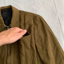 Load image into Gallery viewer, ss1999 CDGH+ Reversible Olive Work Jacket with Frill Lining - Size M