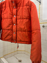 Load image into Gallery viewer, 1990s Armani Orange Iridescent Cropped Puffer - Size S