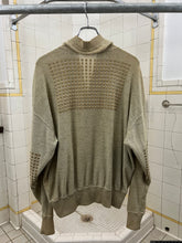 Load image into Gallery viewer, 1980s Issey Miyake Rib Trim Cardigan with PVC Back and Elbow Applications - Size L