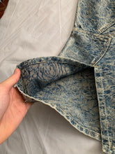 Load image into Gallery viewer, ss2007 Issey Miyake Rose Embossed Paneled Flared Denim Pants - Size XS