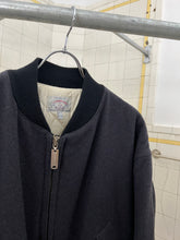 Load image into Gallery viewer, aw1993 Armani Padded Bomber with Arm Cinch and Back Graphic Detailing - Size XL