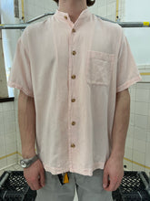 Load image into Gallery viewer, ss2000 Issey Miyake Men Dusty Pink Mandarin Collar Shirt - Size M