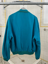 Load image into Gallery viewer, 1980s Armani Blue Bomber Jacket with Ribbed Collar Trim - Size M