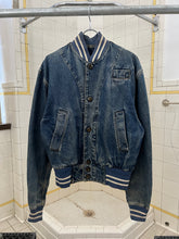 Load image into Gallery viewer, 1980s Katharine Hamnett Denim Teddy Jacket with Hidden Cargo Pocket- Size L