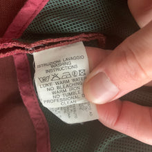 Load image into Gallery viewer, 1990s Armani Object Dyed Bordeaux Blouson with Pink Contrast Pipping - Size XL