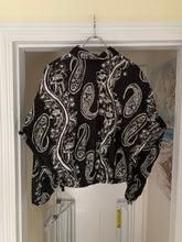 Load image into Gallery viewer, ss1996 Issey Miyake Light Cropped Paisley Jacket with Layered Pocket Details - Size M