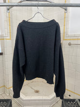 Load image into Gallery viewer, 1980s Marithe Francois Girbaud Boatneck Sweater with Buttoned Shoulder Seams - Size L