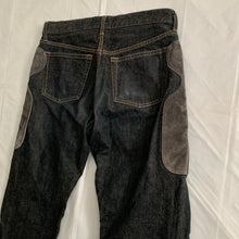 Load image into Gallery viewer, 2000s CDGH Leather Patch Paneled Work Denim - Size M