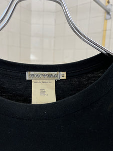 1980s Armani Dragon Emblem Print Tee - Size L