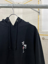 Load image into Gallery viewer, 2015 Kiko Kostadinov x Stussy Reconstructed Black Eightball Hoodie - Size L