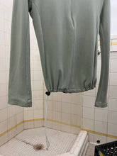 Load image into Gallery viewer, 2000s Mandarina Duck Soft Mint 1/4 Zip Pullover with Bungee Pull Cord Hem - Size S