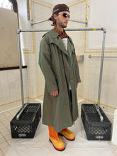 Load image into Gallery viewer, 1980s Katharine Hamnett Iridescent Jade Trench Coat - Size OS