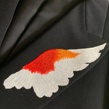 Load image into Gallery viewer, aw2002 Yohji Yamamoto Wing Embroidered Lapel Blazer - Size XL