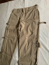 Load image into Gallery viewer, ss2004 Issey Miyake Dark Khaki Bondage Trousers - Size S