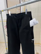 Load image into Gallery viewer, 2000s Mandarina Duck Faded Black Double Stacked Side Seam Pocket Trousers - Size M