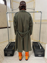 Load image into Gallery viewer, 1980s Katharine Hamnett Iridescent Jade Trench Coat - Size OS