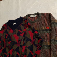 Load image into Gallery viewer, 1980s Armani Geometric Cropped Sweater - Size M
