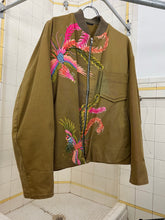 Load image into Gallery viewer, ss1996 Yohji Yamamoto Yuzen Dyed Phoenix Print Work Jacket - Size OS