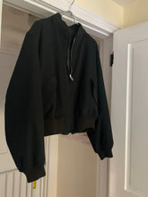 Load image into Gallery viewer, ss1993 Yohji Yamamoto Reversible Nylon &amp; Wool Cropped Bomber Jacket - Size OS