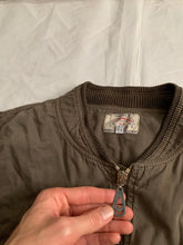 Load image into Gallery viewer, 1990s Armani Faded Brown Oversized Bomber Jacket with Contrast Detailing - Size XXL