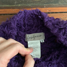 Load image into Gallery viewer, 1990s Yohji Yamamoto Purple Frayed Gauge Knit - Size M