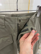 Load image into Gallery viewer, 2000s Armani Military Pants with Front Thigh Cargo Pocket Hem Slit Detailing - Size L