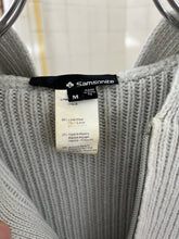 Load image into Gallery viewer, 2000s Samsonite 'Travel Wear' Glacier White Knitted Pullover Hoodie - Size M